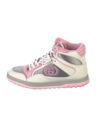 Gucci Interlocking G Logo Leather Sneakers