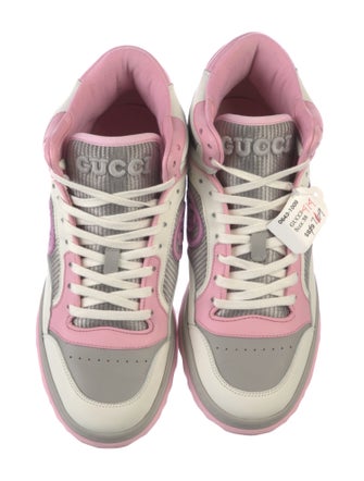 Gucci Interlocking G Logo Leather Sneakers