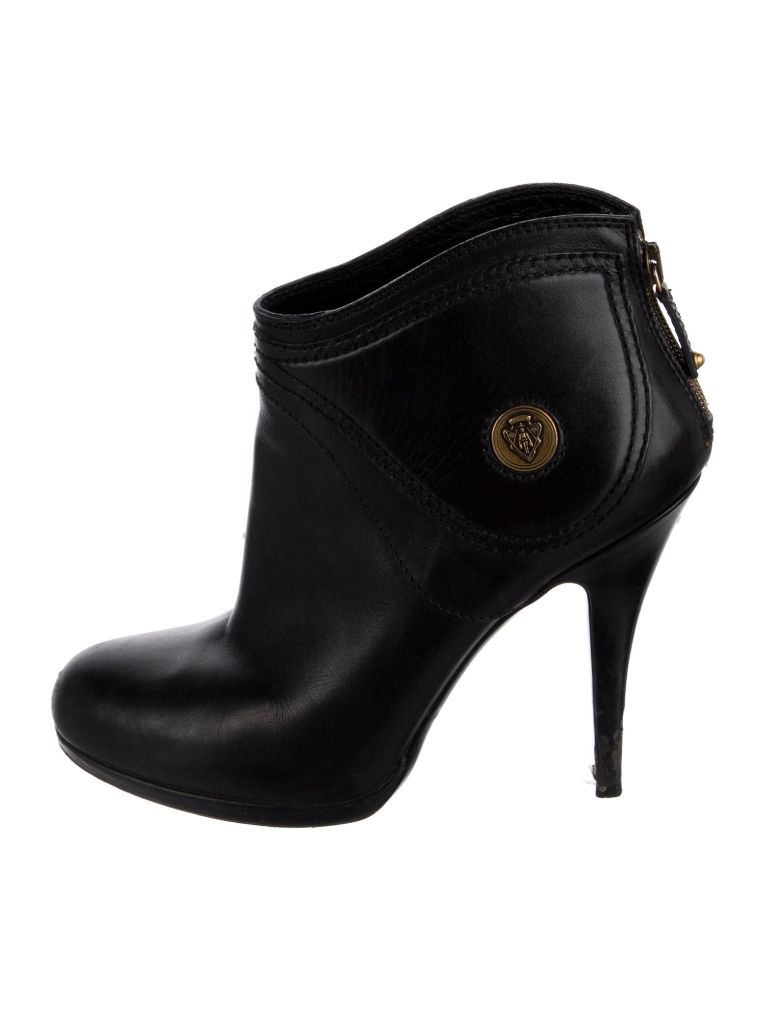 Gucci Hysteria Accent Leather Boots