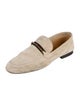 Gucci Web Accent Suede Loafers