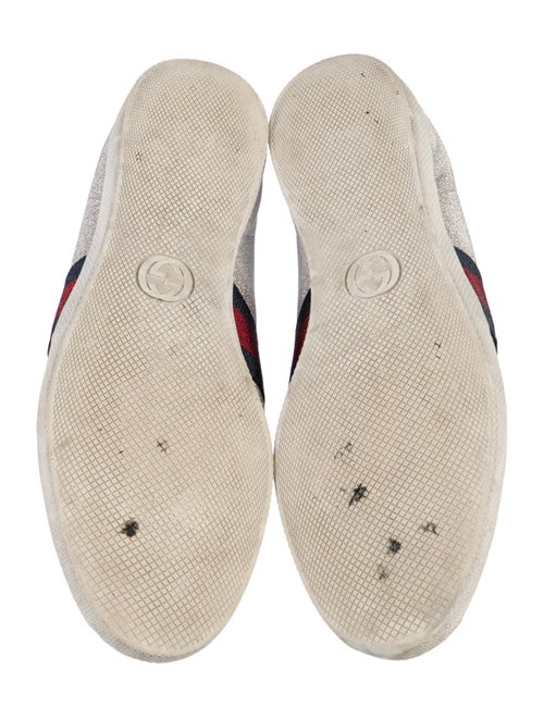 Gucci Sylvie Web Accent Glitter Sneakers