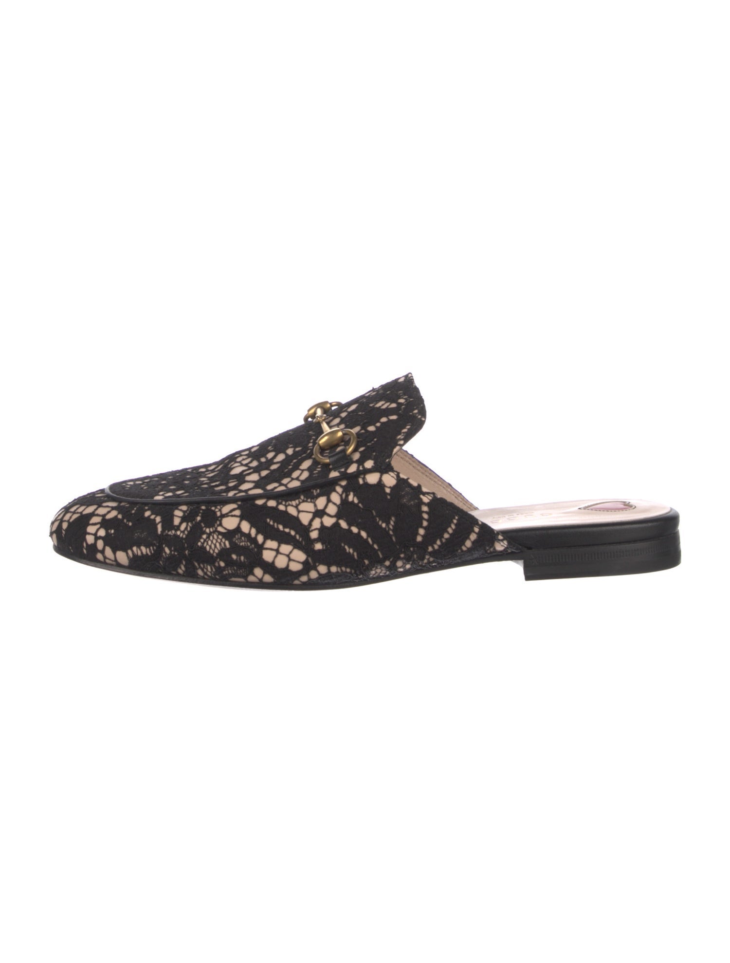 Gucci Lace Lace Pattern Mules