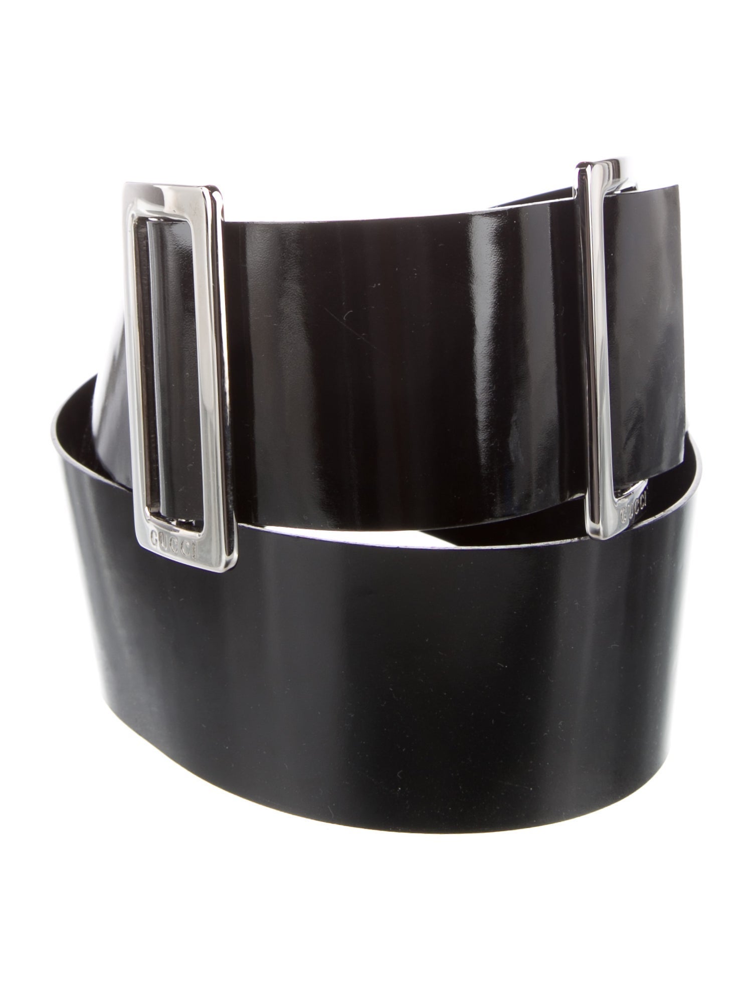 Gucci Wide Patent Leather Belt