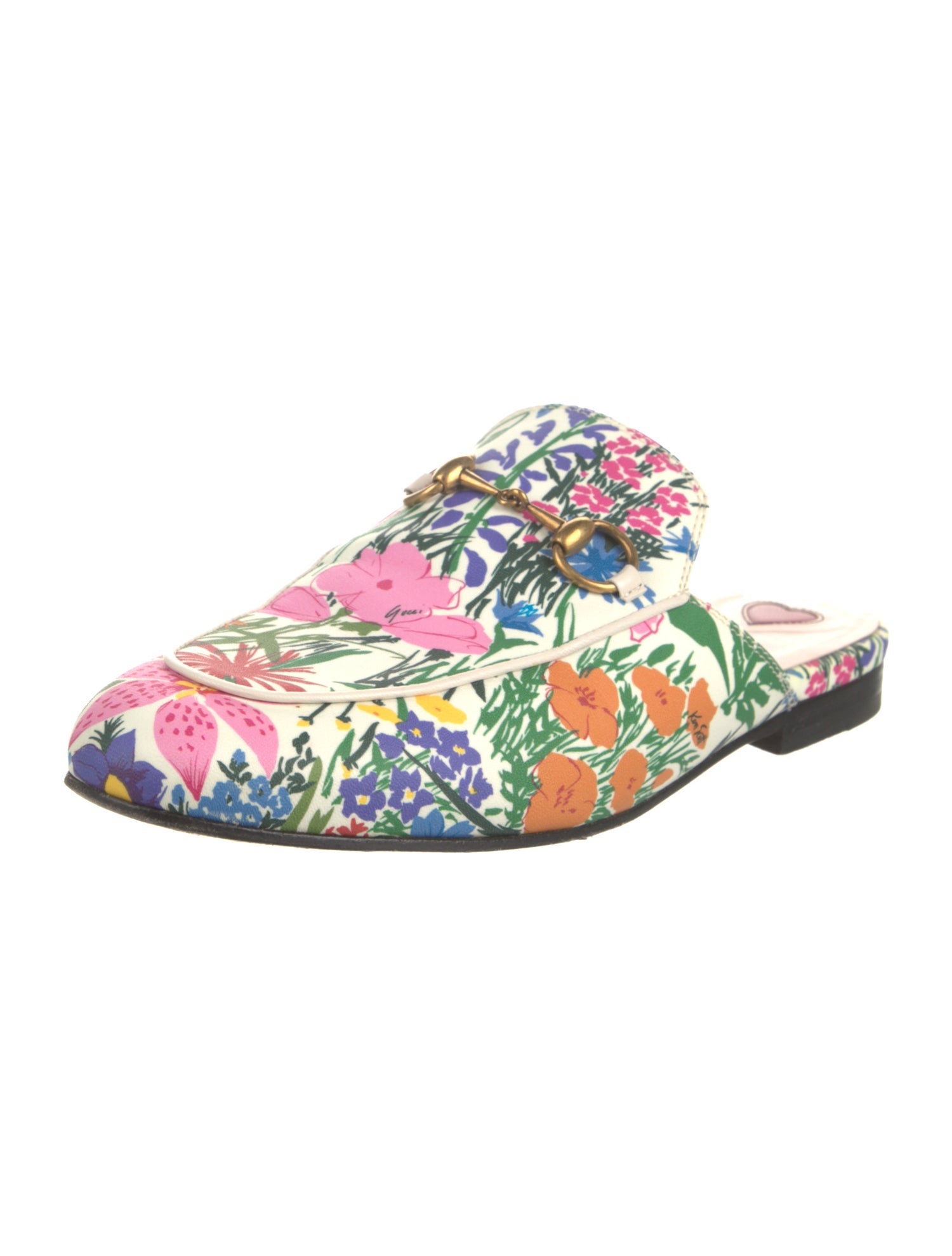 Gucci Horsebit Accent Leather Mules