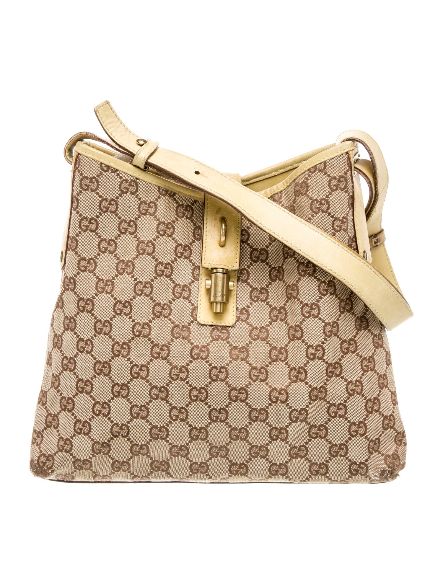 Gucci GG Canvas Shoulder Bag Vintage