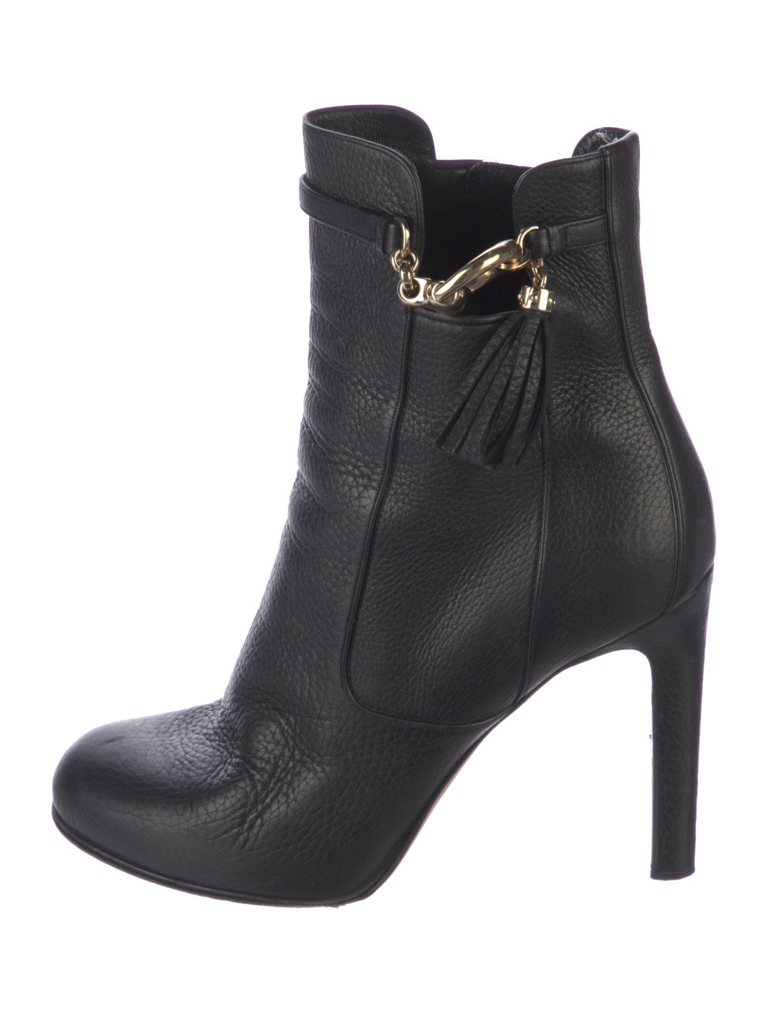 Gucci Hasler Horsebit Accent Leather Boots