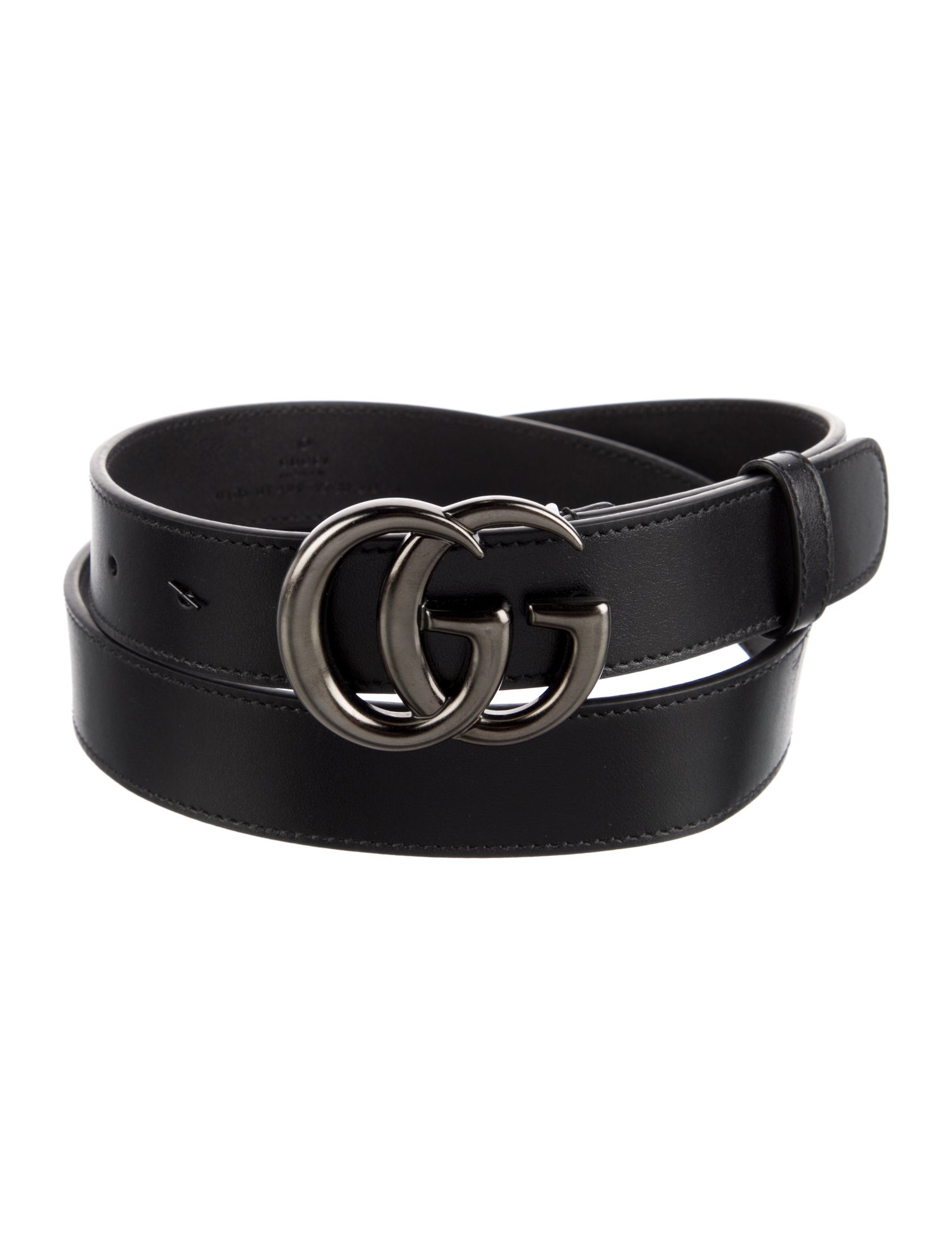 Gucci Double G Logo Leather Belt Kit
