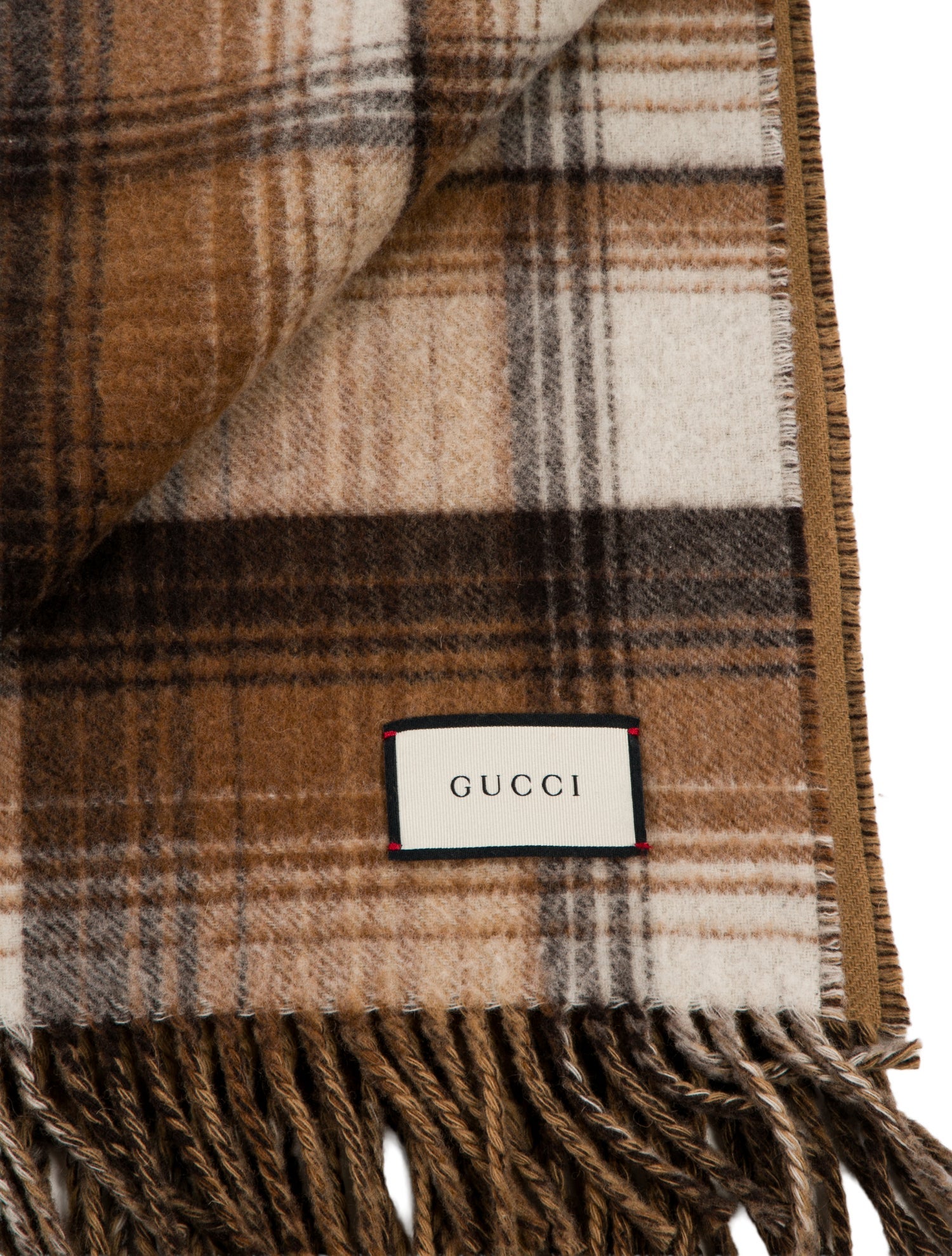 Gucci GG Check Throw Blanket