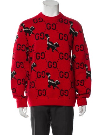 Gucci GG Logo Wool Pullover