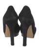 Gucci Horsebit Accent Suede Pumps