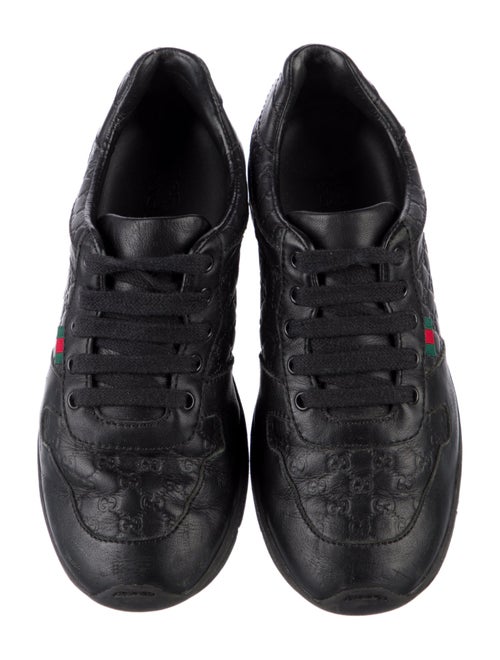 Gucci Gucci Boys' Monogram Leather Sneakers