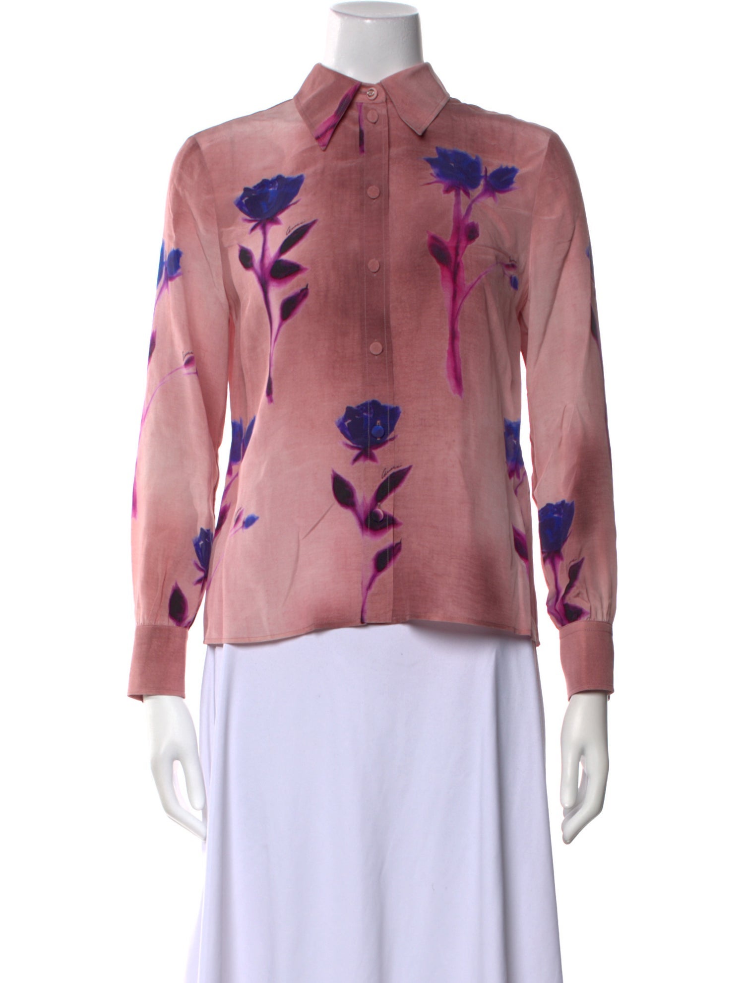 Gucci 2024 Silk Button-Up Top w/ Tags