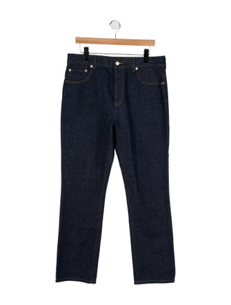 Gucci High-Rise Straight Leg Jeans
