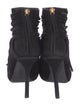 Gucci Suede Fringe Trim Accent Boots
