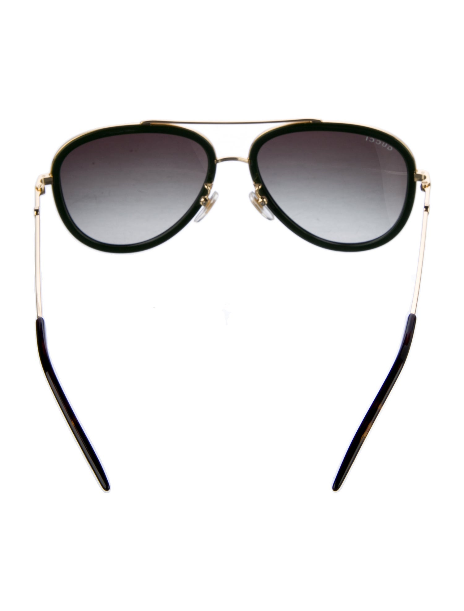 Gucci Web Accent Aviator Sunglasses