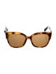 Gucci Web Accent Square Sunglasses