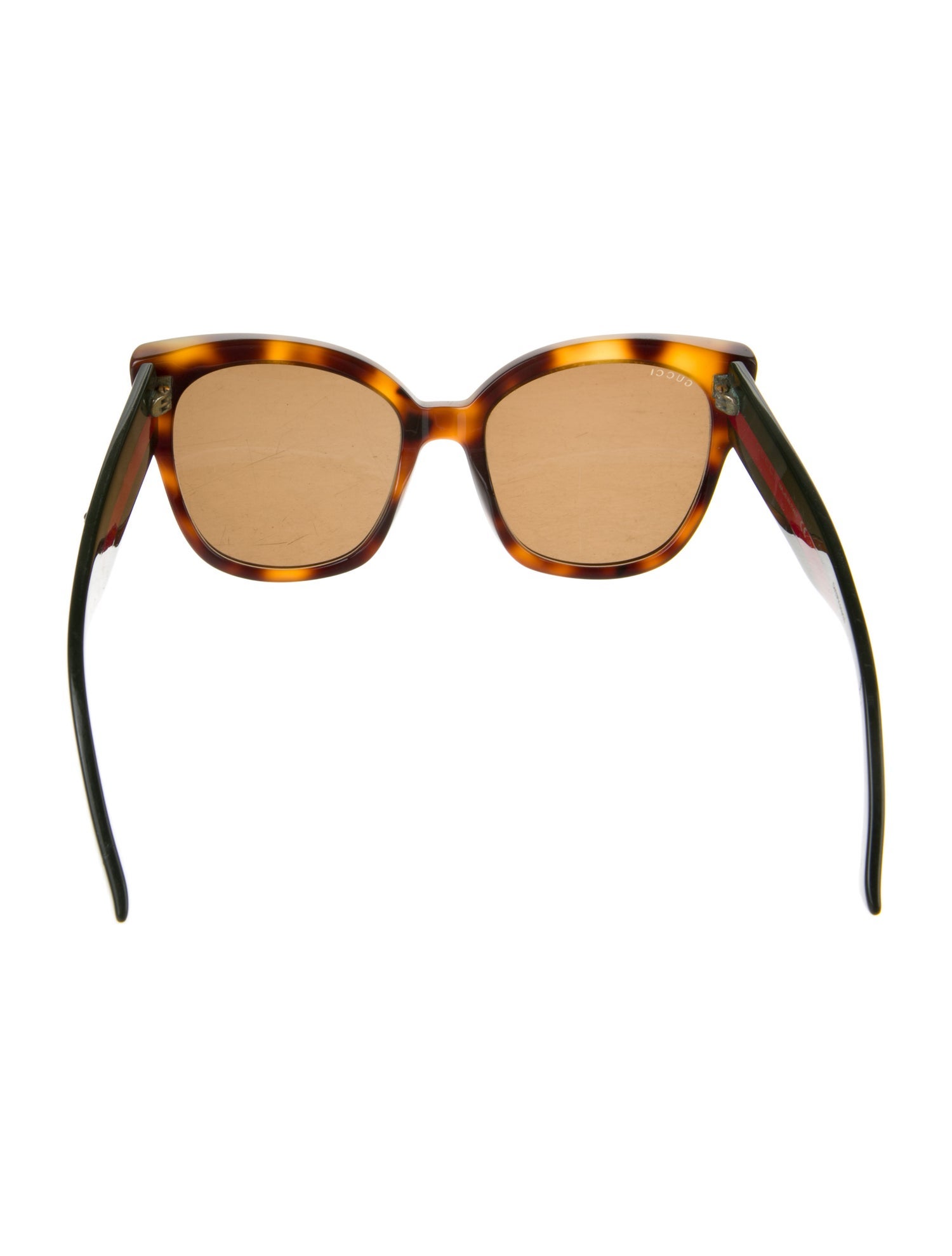 Gucci Web Accent Square Sunglasses