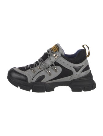 Gucci Mesh Colorblock Pattern Chunky Sneakers