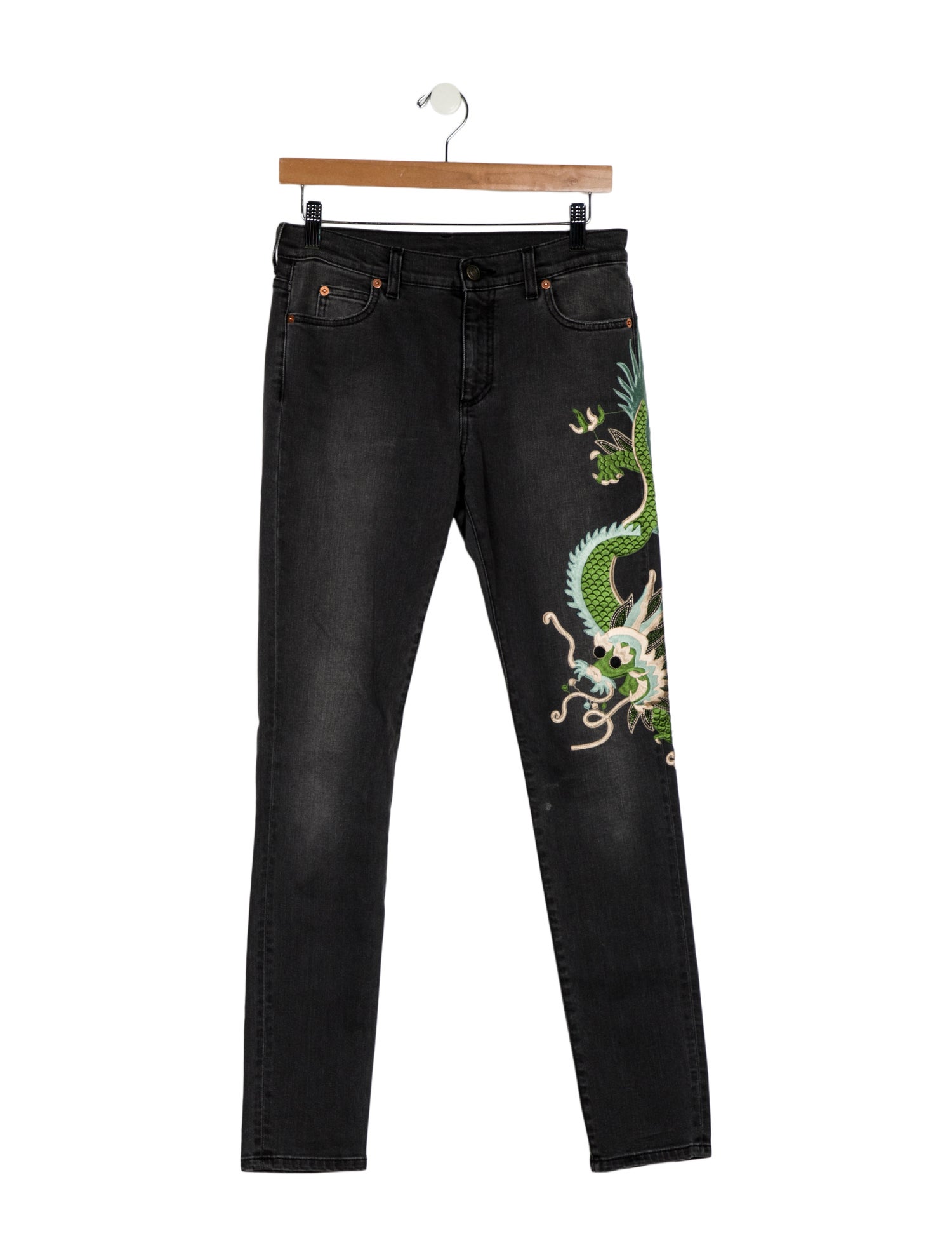 Gucci Mid-Rise Skinny Leg Jeans