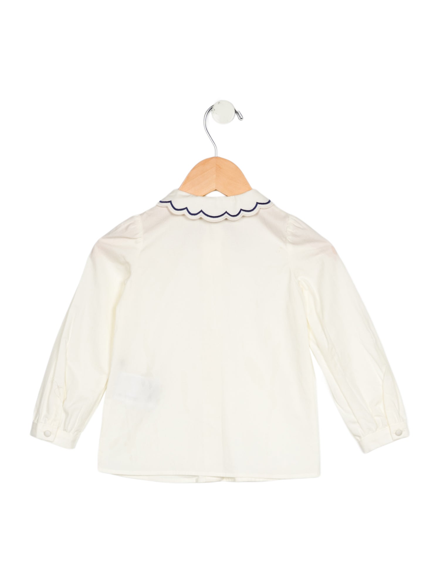 Gucci Girls' button up long sleeve top