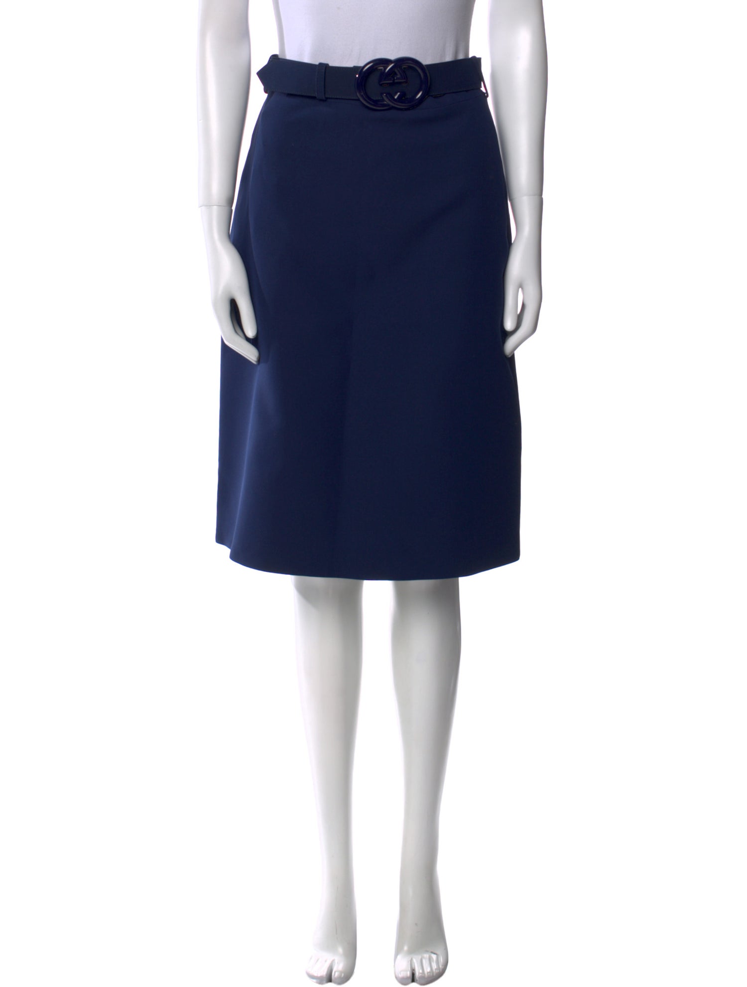 Gucci Wool Knee-Length Skirt w/ Tags