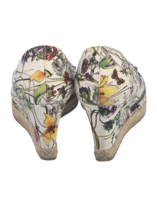 Gucci Canvas Floral Print Espadrilles