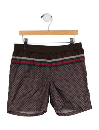 Gucci Boys Pattern Print Trunks