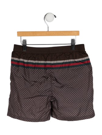 Gucci Boys Pattern Print Trunks