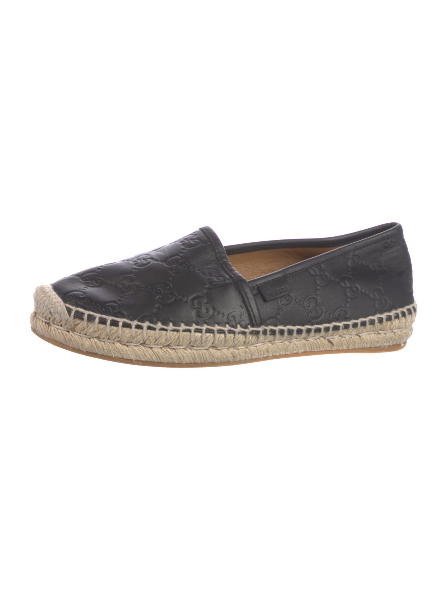 Gucci GG Signature Leather Espadrilles