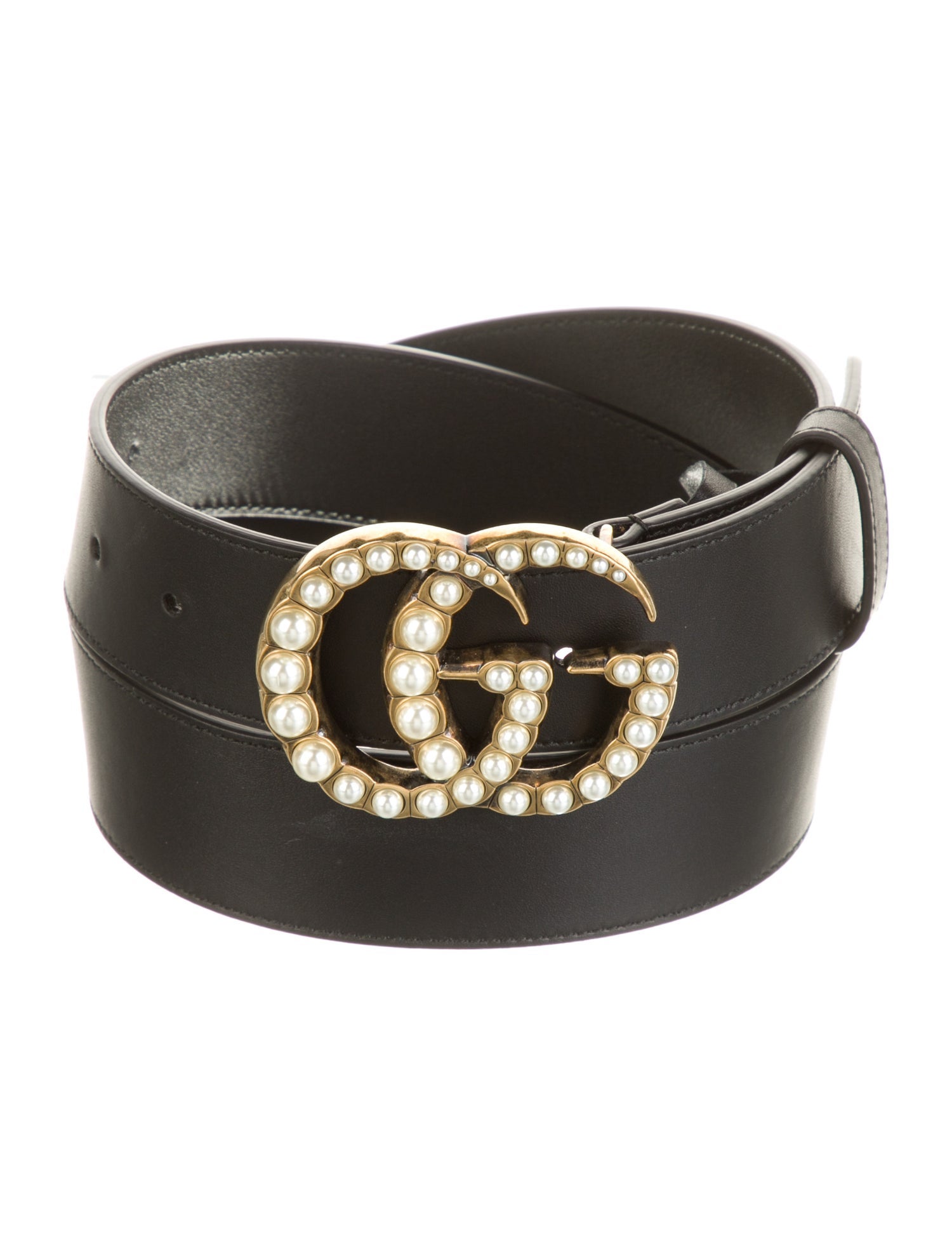 Gucci Double G Logo Leather Belt Kit