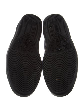 Gucci Leather Colorblock Pattern Sneakers