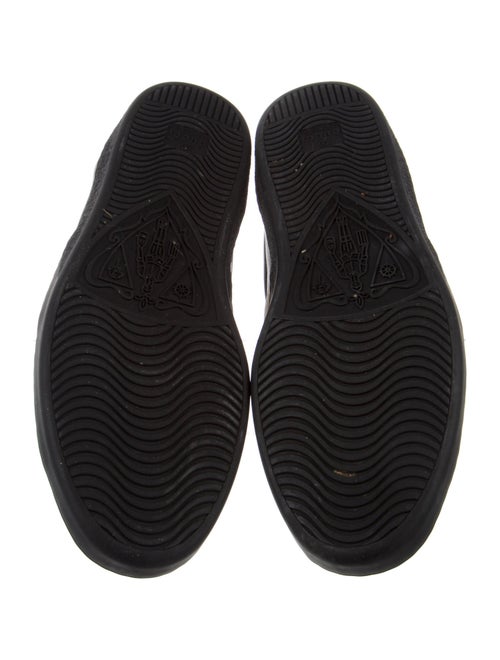 Gucci Leather Colorblock Pattern Sneakers