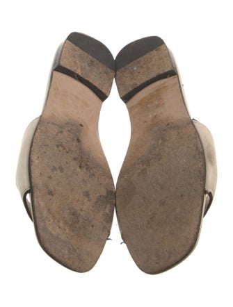 Gucci Interlocking G Logo Leather Slides