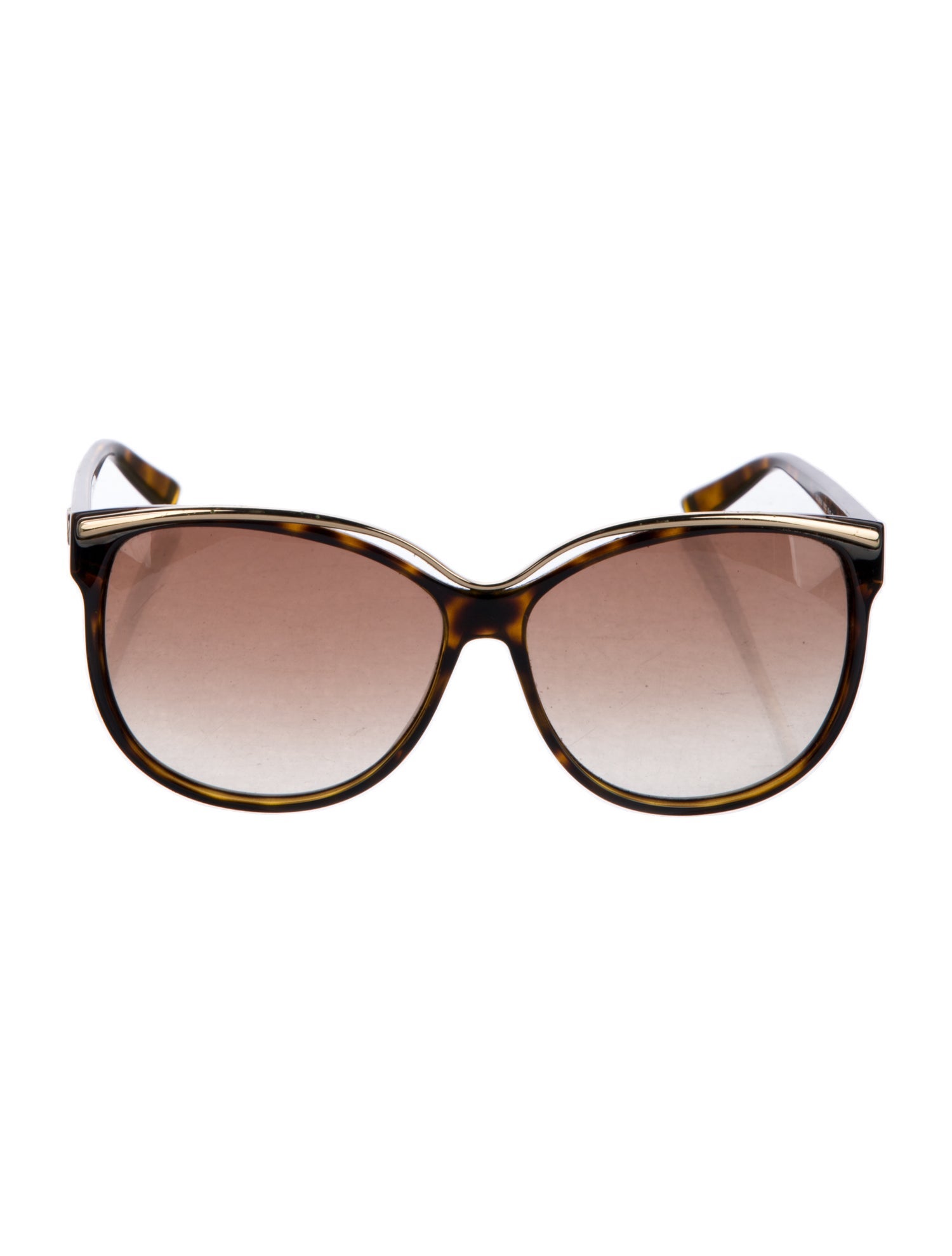 Gucci Web Accent Oversize Sunglasses