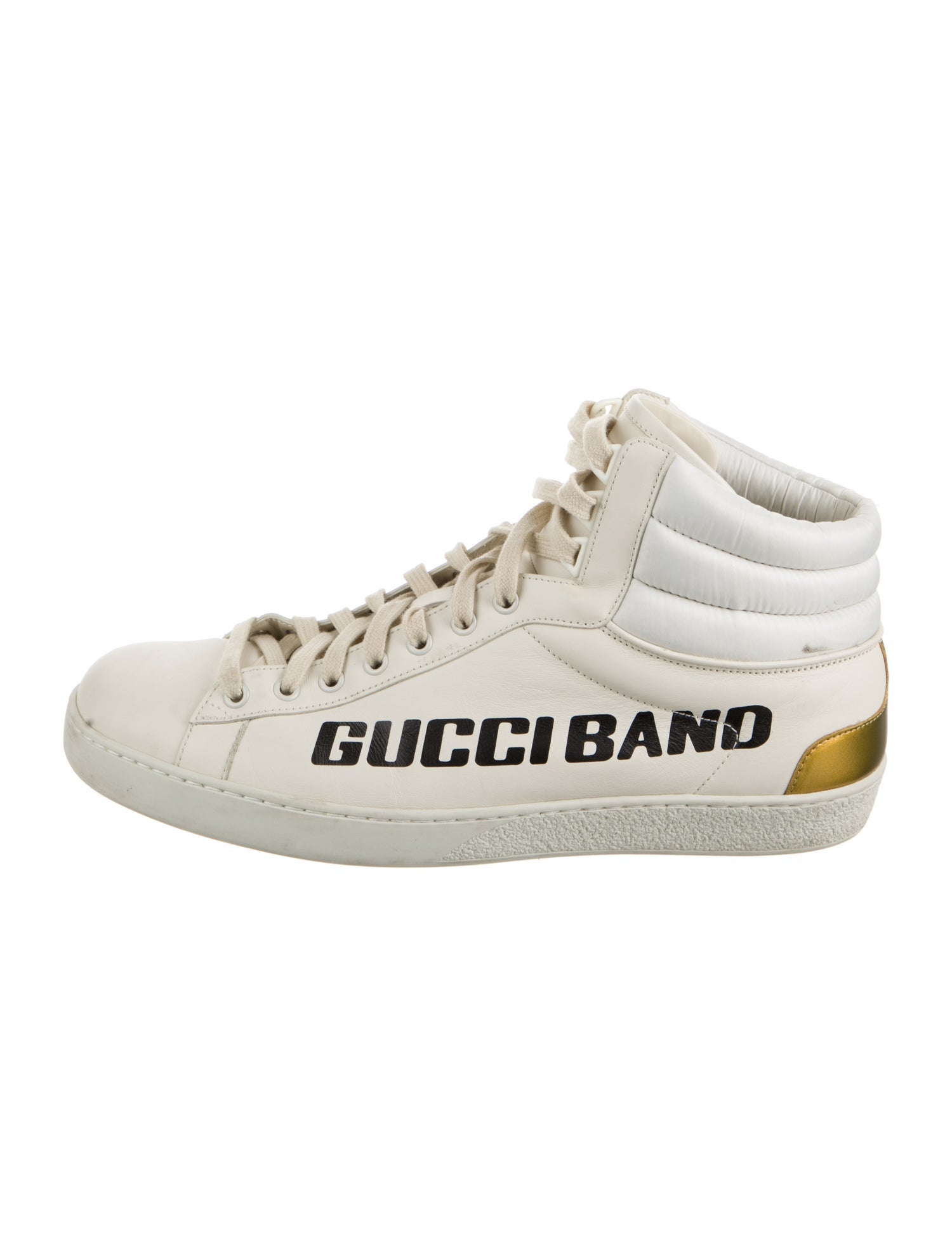 Gucci Leather Printed Sneakers