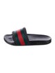 Gucci Web Accent Rubber Slides