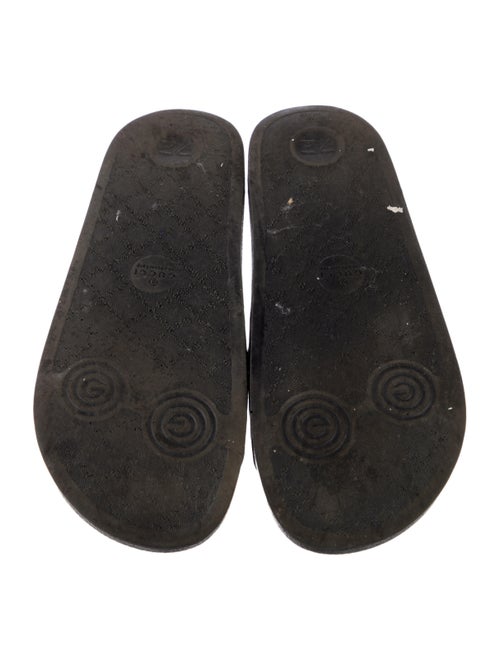Gucci Web Accent Rubber Slides