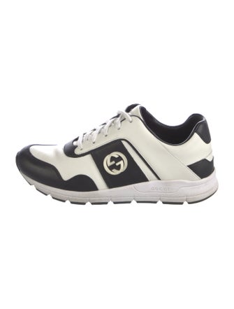 Gucci Interlocking G Logo Leather Sneakers