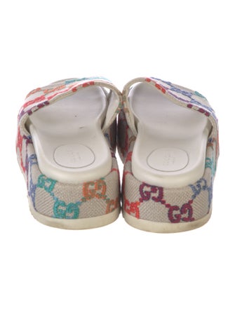 Gucci GG Logo Canvas Slides