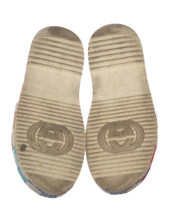 Gucci GG Logo Canvas Slides