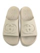 Gucci Interlocking G Logo Rubber Slides