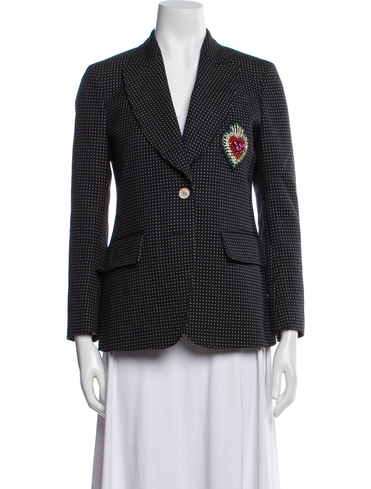Gucci Polka Dot Wool Blazer