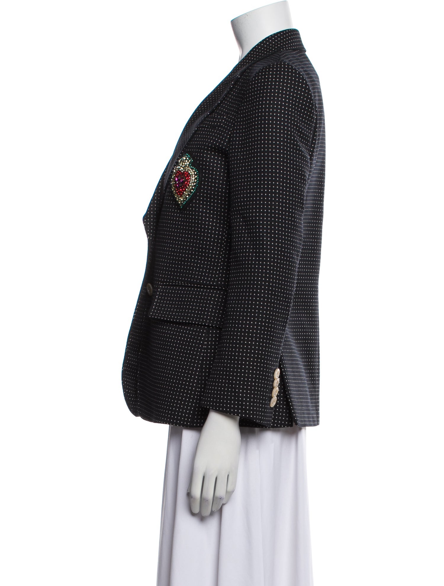 Gucci Polka Dot Wool Blazer