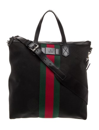 Gucci Web Shoulder Bag Vertical