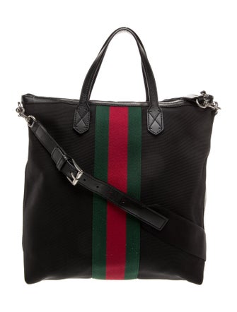 Gucci Web Shoulder Bag Vertical