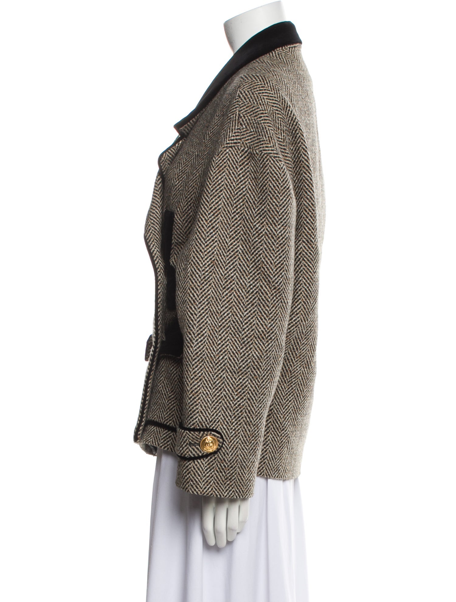 Gucci Wool Tweed Pattern Jacket