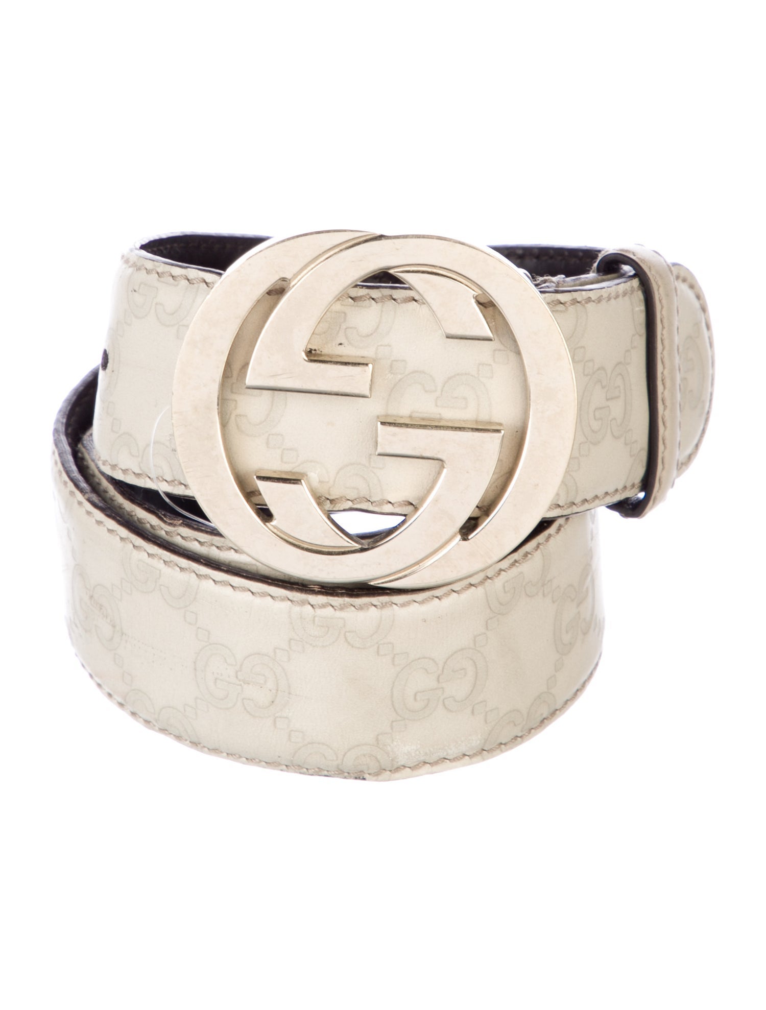 Gucci Interlocking G Logo Skinny Belt