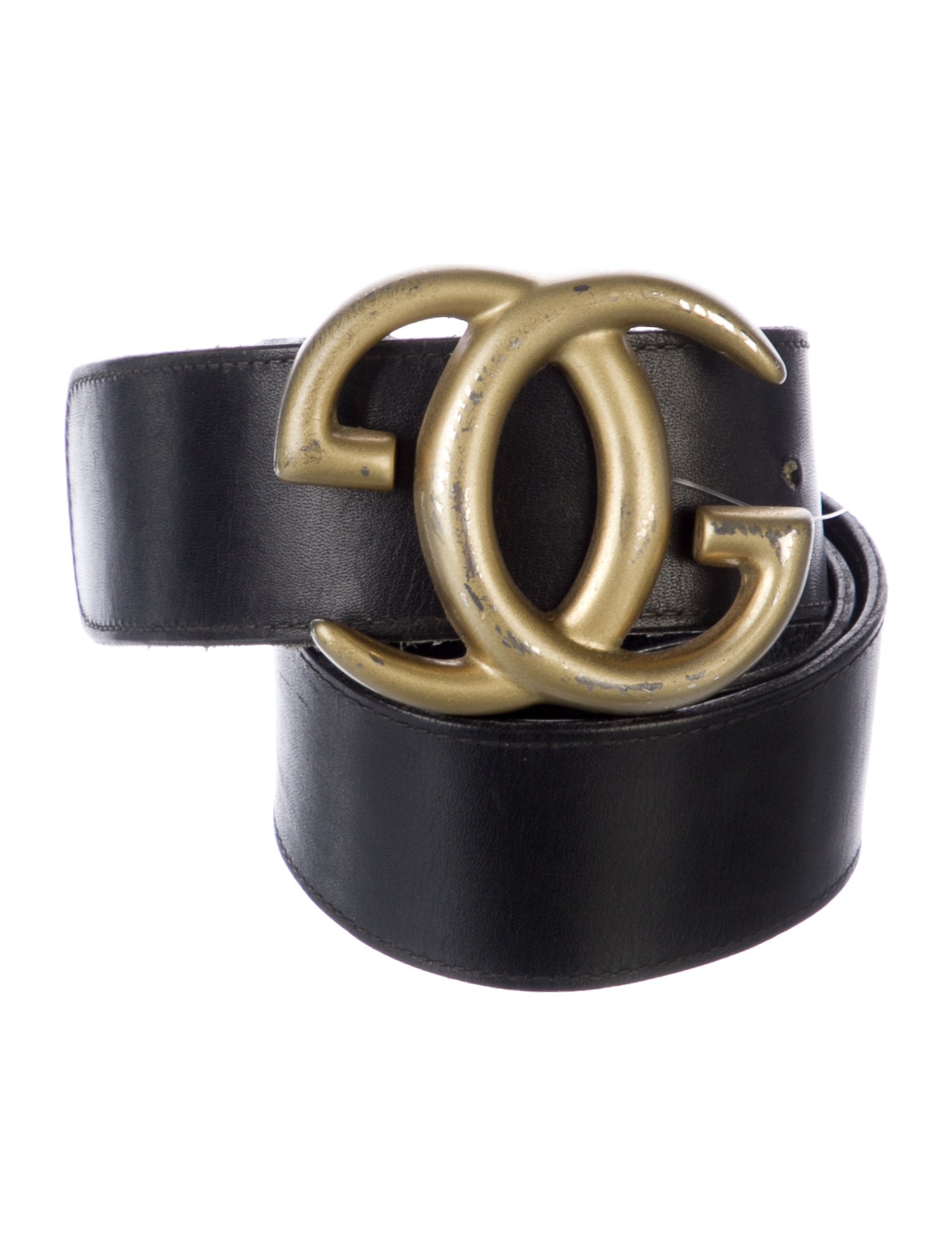 Gucci Vintage Double G Logo Belt Kit