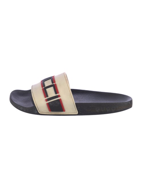 Gucci Rubber Graphic Print Slides