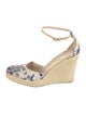 Gucci Flora Print Canvas D'Orsay Pumps